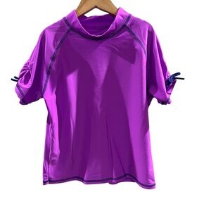 L.L. Bean Girls Rashguard Swim Top